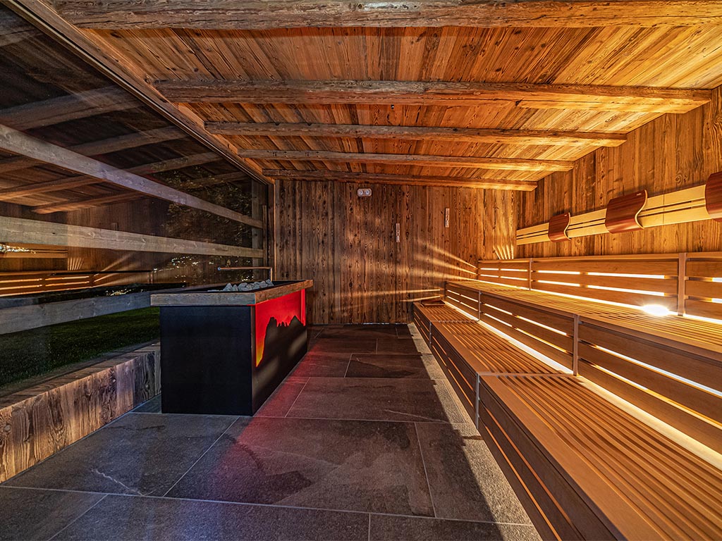Finnish panoramic sauna