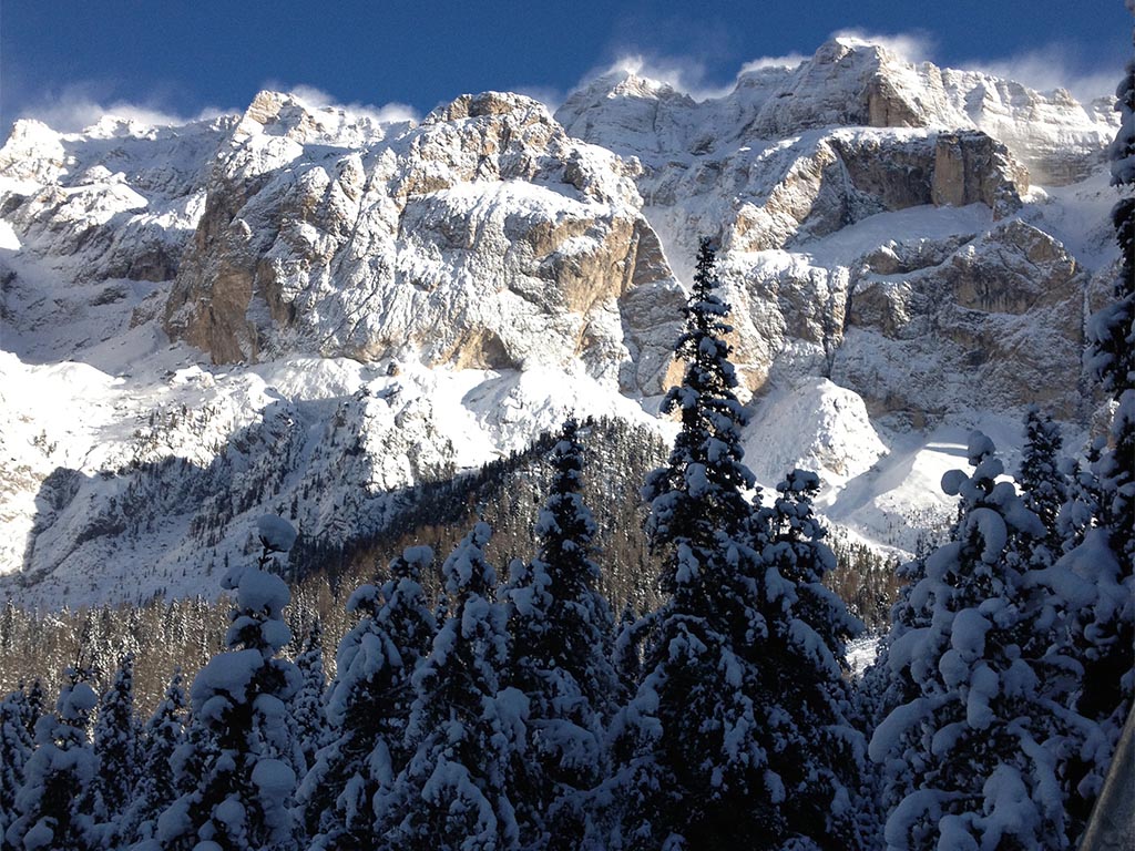 Sella Group in winter