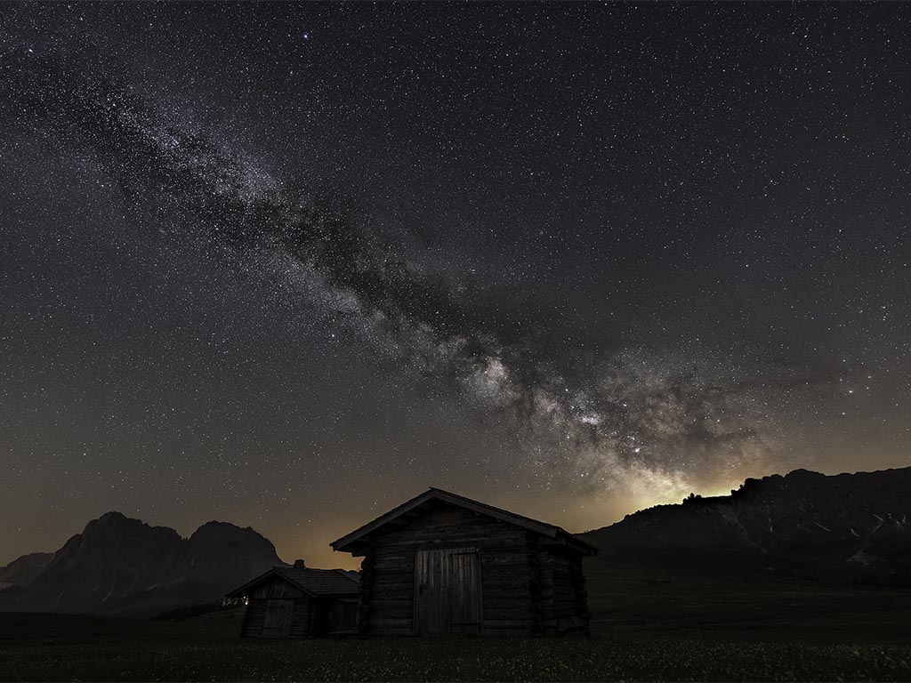 Milky Way over the Dolomites